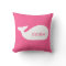 Pink Whimsical Whale Personalized Children's