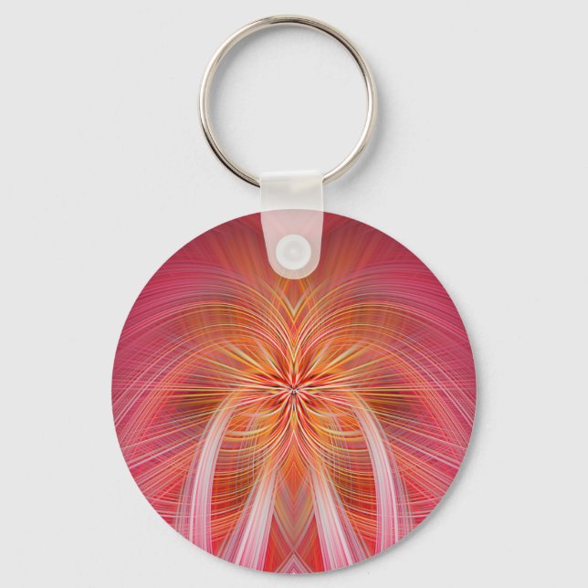 Pink Whispers  Keychain (Front)