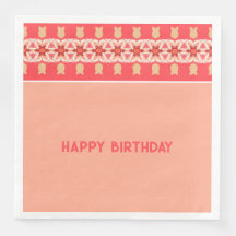 Pink White And Coral Flower Pattern