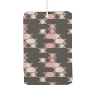 pink white and gray geometric air freshener