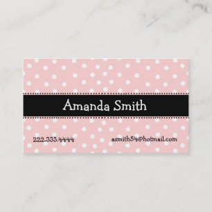 Pink, White, & Black Play Date Card