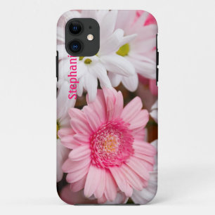 Pink & White Daisies Custom iPhone 5 Case