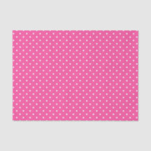 PINK & WHITE EASTER POLKA DOTS