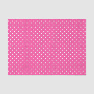 PINK & WHITE EASTER POLKA DOTS TISSUE PAPER