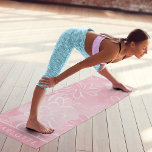 Pink White Floral Pattern Personalized Name Yoga Mat<br><div class="desc">Pink White Floral Pattern Personalized Name Yoga Mat perfect as a gift for those that enjoy yoga,  meditation,  pilates,  fitness,  exercise,  sports,  gym,  athletes,  swimmers and much more. Give a personalized gift to family and friends for birthdays,  Christmas,  Mother's Day,  holidays and more. Designed by Evco Studio www.zazzle.com/store/evcostudio</div>