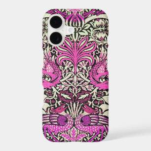 PINK WHITE FLOWERS,PEACOCKS AND DRAGONS