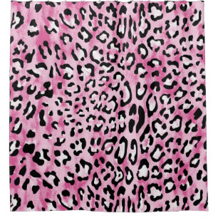 Pink White Leopard Pattern.
