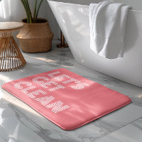 Pink White Let's Get Clean