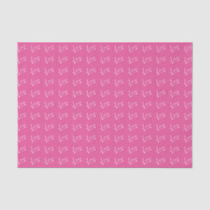 Pink & White Love Arrow Valentine's Day Tissue Paper