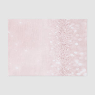 Pink White Pastel Glitter Powder Girly 16th Bridal Tissue Paper