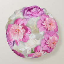Pink White Peony Rose - Romantic Floral