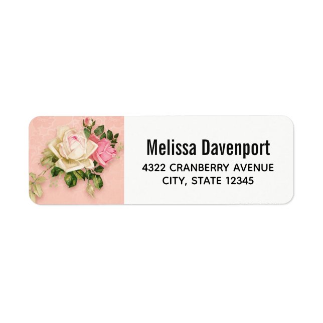 Pink & White Rose Bouquet (Front)