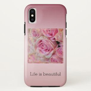 Pink White Roses Beautiful Moments          Case-Mate iPhone Case