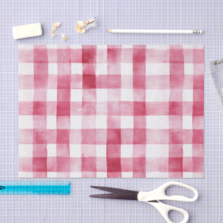 Pink White Stripes Birthday Tissue Paper
