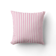 Pink White Vertical Stripe Pattern Design