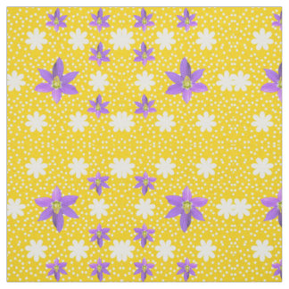 Pink White Yellow Joy Fabric