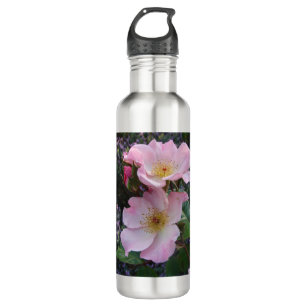 Pink Wild Rose Flower floral Photo 710 Ml Water Bottle