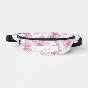 Pink Wildflower Tea Bridal Shower Fanny Pack
