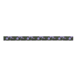 Pink Wildflowers Grosgrain Ribbon