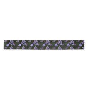 Pink Wildflowers Satin Ribbon