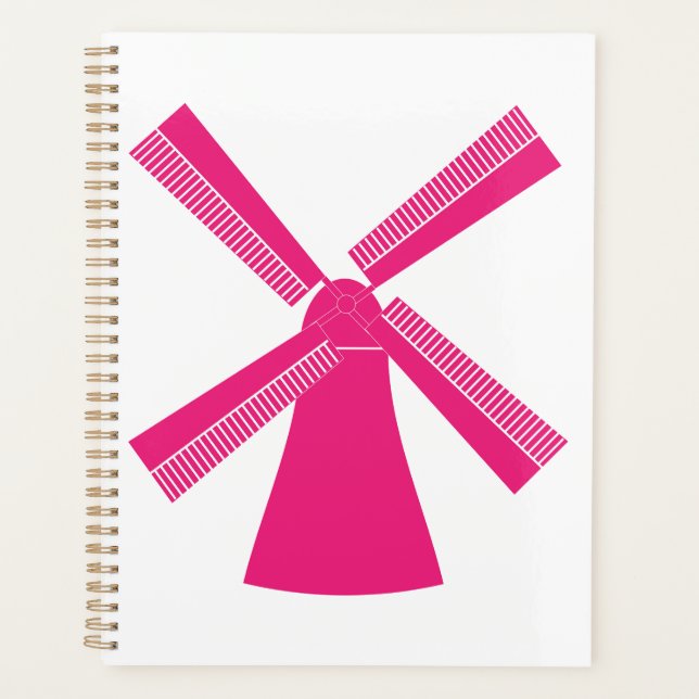 Pink Windmill Planner (Front)