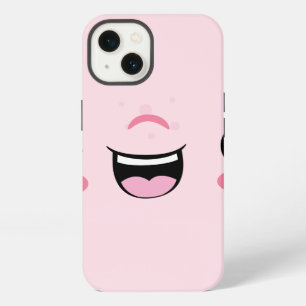 Pink Winking Kawaii Face iPad Air Case