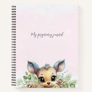 Pink Winter My Pregnancy Sweet Little Deer Journal