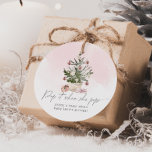 Pink Winter Pop it when she pops baby shower Favour Tags<br><div class="desc">Pink Winter Pop it when she pops baby shower Favour Tags
Matching items available.</div>
