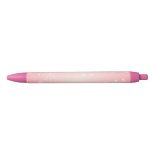 Pink Winter Snowflake Pen