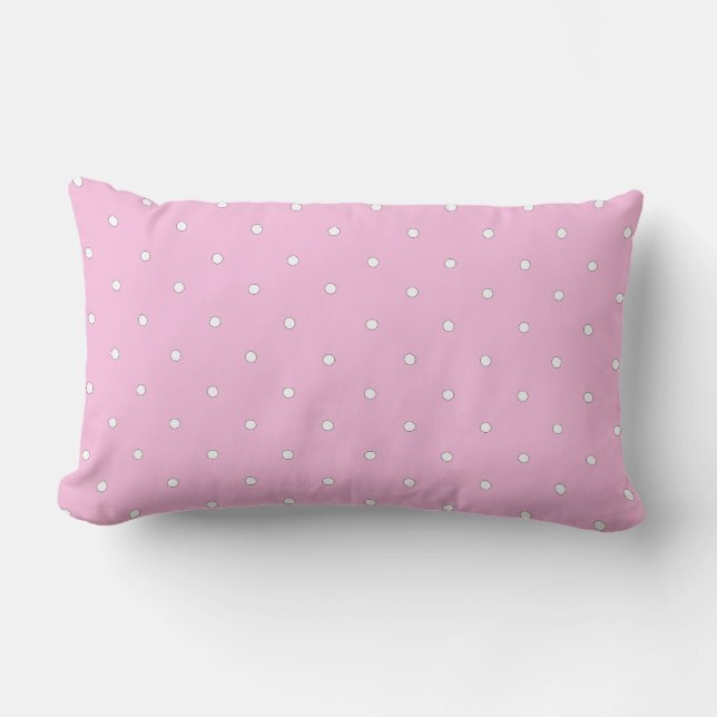 Pink Wintry Snow Pillow (Front)