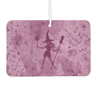Pink Witch Car Air Freshener