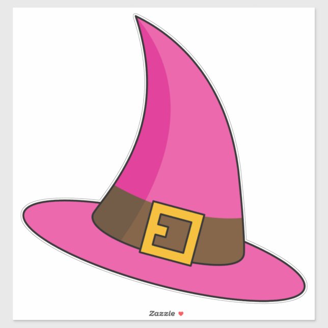 Pink Witch Hat (Sheet)