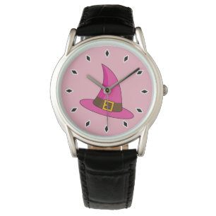 Pink Witch Hat Watch