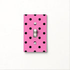 Pink with Black Polka Dots