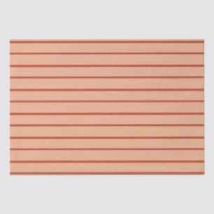 Pink with orange striped tissue paper