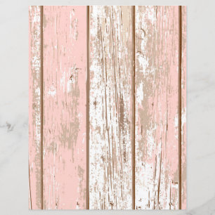 Pink wood texture scrapbook paper