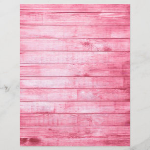 Pink wood texture scrapbook paper