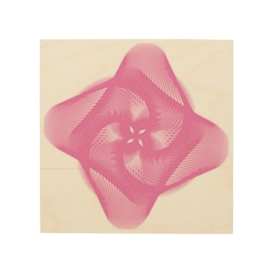 pink wood wall decor