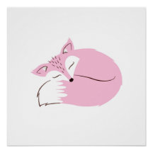 Pink Woodland Fox