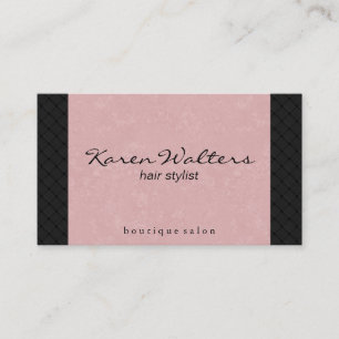 Pink & Woven Business Card