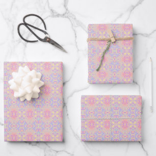 pink wrapping paper sheet