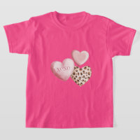 Pink XOXO Leopard Print Hearts