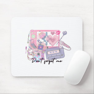 Pink Y2K Kawaii Mouse Pad Cute Pastel Desk Decor