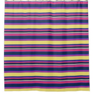 Pink, yellow and blue stripes