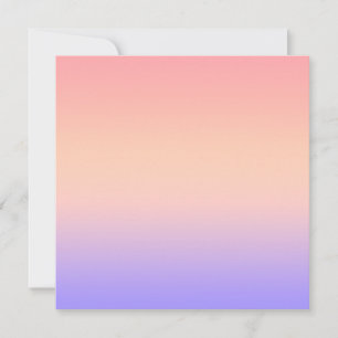 Pink yellow and purple gradient invitation