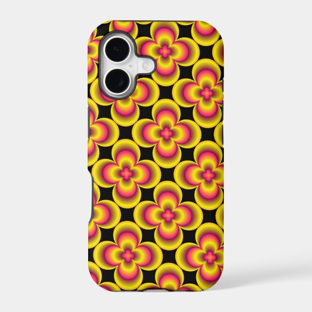 Pink yellow flower case (Back)