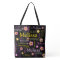 Pink yellow flower custom name Melissa tote bag
