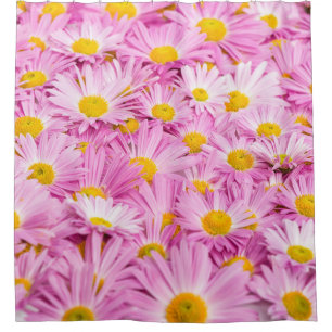 Pink Yellow Flowers Seamless Background
