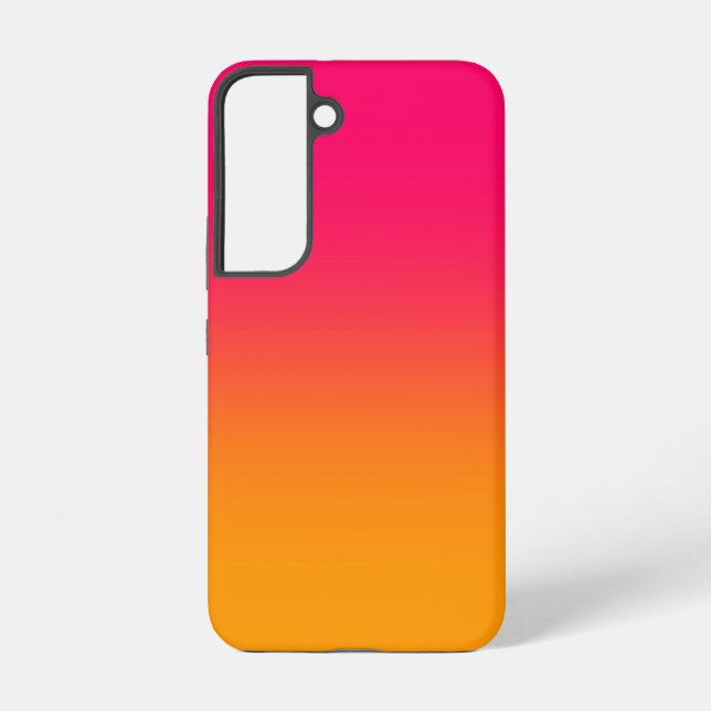 Pink Yellow Gradient  Samsung Galaxy S22 Case (Back)