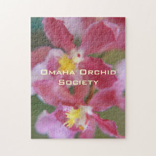 Pink & Yellow Orchids Jigsaw Puzzle